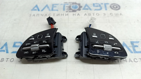Кнопки управления на руле Mercedes H247 GLA 20-23 черный глянец
