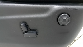 Пассажирское сидение Jeep Grand Cherokee WK2 17-20 с airbag, электро, кожа черное с красной строчкой, подогрев, перфорация, Trailhawk, царапины на накладке спинки