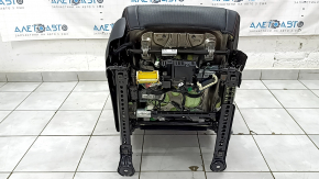 Пассажирское сидение Jeep Grand Cherokee WK2 17-20 с airbag, электро, кожа черное с красной строчкой, подогрев, перфорация, Trailhawk, царапины на накладке спинки