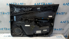 Ornamente ușă, față stânga Volkswagen ID.4 23-26, negru, cotieră din piele gri, inserție argintie, îndoită