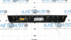 Ornamente prag ușă dreapta față Jeep Grand Cherokee WK2 11-22, negre cu crom, zgârieturi, coroziune