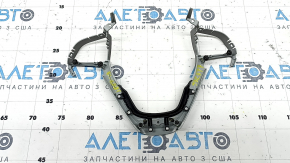 Накладка кнопок руля Jeep Grand Cherokee WK2 14-19 серая, Trailhawk, трещины в креплениях