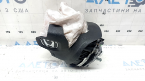 Подушка безопасности airbag в руль водительская Honda Insight 19-22 черная, стрельнувшая