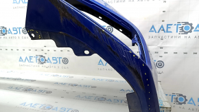 Бампер передний голый Honda Insight 19-22 синий B-593M, треснуты крепления, царапины, прижат