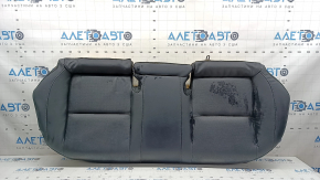 Pernă banchetă spate, al doilea rând de scaune, Honda Insight 19-22, piele neagră, cusături albe, perforație, curățare chimică, spumă anti-rupere