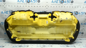 Pernă banchetă spate, al doilea rând de scaune, Honda Insight 19-22, piele neagră, cusături albe, perforație, curățare chimică, spumă anti-rupere