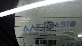 Дверь багажника голая со стеклом Honda CRV 23-26 тонировка, черный NH731P, маркировка на стекле