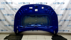 Капот голый Honda Insight 19-22 алюминий, синий B-593M, сколы
