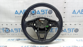 Руль голый Honda Insight 19-22 кожа черный, с задней и верхней накладкой, царапины, тычки
