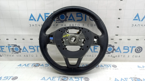 Руль голый Honda Insight 19-22 кожа черный, с задней и верхней накладкой, царапины, тычки