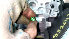 Руль голый Honda Insight 19-22 кожа черный, с задней и верхней накладкой, царапины, тычки