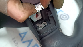Руль голый Honda Insight 19-22 кожа черный, с задней и верхней накладкой, царапины, тычки