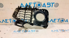 Решетка переднего бампера левая BMW 4 F32/33/36 14-20 под ПТФ, M Pack, структура