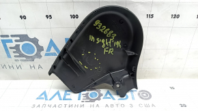Накладка боковая пассажирского сиденья левая Honda Insight 19-22 черная, побелел пластик, сломано крепление, царапины