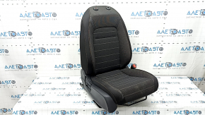 Пассажирское сидение Honda CRV 23-26 без airbag, механическое, подогрев, ткань черная с оранжевой строчкой, Sport, под химчистку