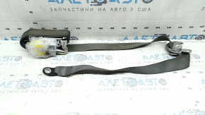 Водительский ремень безопасности с пиропатроном Toyota Camry v50 12-14 usa серый, стрельнувший, под химчистку