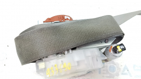 Водительский ремень безопасности с пиропатроном Toyota Camry v50 12-14 usa серый, стрельнувший, под химчистку