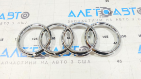 Эмблема значок решетки радиатора grill Audi A6 C7 12-15 дорест
