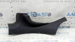 Накладка порога задняя левая Dodge Dart 13-16 черная, царапины