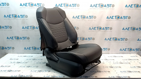 Пассажирское сидение Toyota Rav4 19-24 без airbag, механическое, кожа черная, без проводки