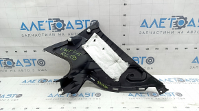 Накладка задней стойки левая задняя Subaru Outback 15-19 черная, царапины