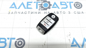 Ключ Kia Niro 17-22 HEV, PHEV Smart key, 4 кнопки, потерта эмблема, отсутствует фиксатор жала, царапины