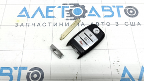 Ключ Kia Niro 17-22 HEV, PHEV Smart key, 4 кнопки, потерта эмблема, отсутствует фиксатор жала, царапины