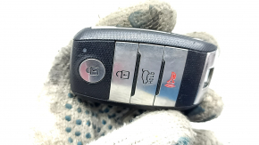 Ключ Kia Niro 17-22 HEV, PHEV Smart key, 4 кнопки, потерта эмблема, отсутствует фиксатор жала, царапины