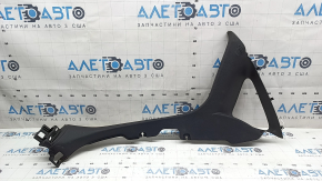 Ornamente montant spate dreapta față Chrysler 200 15-17, negru, zgârieturi