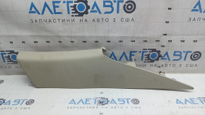 Ornamente montant spate stânga pentru Chrysler 200 15-17, gri, curățabil chimic, plastic alb