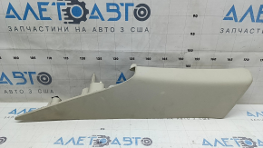 Ornamente montant spate dreapta pentru Chrysler 200 15-17, gri, curățabil chimic, plastic alb