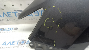 Aripă față stânga Toyota Camry v50 12-14 usa grafit 1G3, zgâriată, lovituri, îndoituri