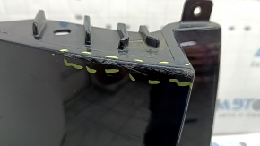 Бампер задний голый Kia Niro 17-19 HEV, PHEV без парктроников, черный, сломаны крепления, царапины, прижат