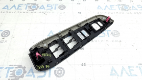 Накладка управления стеклоподъемниками передняя левая Toyota Camry v50 12-14 usa, под серое дерево, царапины