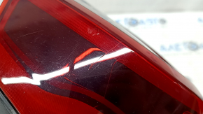 Фонарь внешний крыло левый Kia Niro 17-22 LED+галоген, отсутствует уплотнитель, царапины