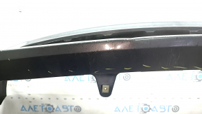 Бампер передний голый Toyota Camry v50 12-14 usa LE XLE, графит, сколы, царапины, надломаны крепления, прижат, надрыв