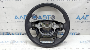 Руль голый Toyota Camry v50 12-14 usa LE, XLE, кожа, черный, царапины