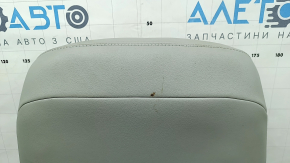 Обшивка спинки водительского сиденья Toyota Camry v50 12-14 usa, XLE, кожа серая, вставка алькантара темно-серая, с подогревом, под химчистку, потрескана кожа