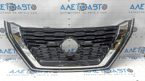 Решетка радиатора grill Nissan Rogue 21-23 без камеры