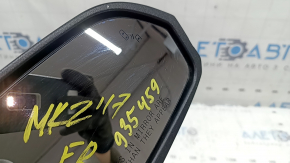 Ansamblu oglindă retrovizoare dreapta pentru Lincoln MKZ 17-20, 14 pini, semnalizare, încălzită, proiecție, rabatabilă automat, neagră, cromată, zgârieturi