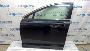 Дверь в сборе передняя левая Lincoln MKZ 13-20 keyless, черный UM, накладка с кодом, тычки, царапины
