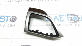 Ornamente panou față stânga pentru un Lincoln MKZ din 1920, gri, textură lemn maro, zgârieturi