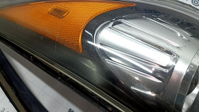 Ansamblu far stânga față pentru Kia Niro 17-19 HEV, PHEV, cu suport, halogen, DRL LED, sigiliu dezlipit