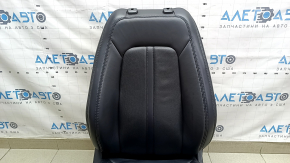 Пассажирское сидение Lincoln MKZ 17-20 с airbag, электрическое, массаж, подогрев, вентиляция, кожа черная, царапины, тычки на коже