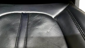 Пассажирское сидение Lincoln MKZ 17-20 с airbag, электрическое, массаж, подогрев, вентиляция, кожа черная, царапины, тычки на коже