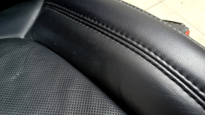 Пассажирское сидение Lincoln MKZ 17-20 с airbag, электрическое, массаж, подогрев, вентиляция, кожа черная, царапины, тычки на коже