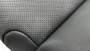 Spătar banchetă dreapta spate pentru Toyota Venza 21-24 Limited, piele neagră, perforat, cu centură și cotieră, lovit, necesită curățare