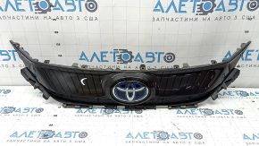 Решетка радиатора grill с эмблемой Toyota Venza 21-24 под радар, песок