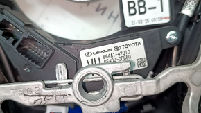 Руль голый Toyota Venza 21-24 кожа черная, с подогревом, с компьютером руля, царапины