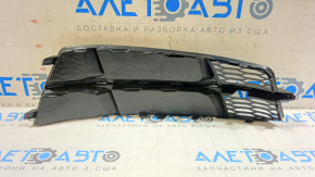 Решетка переднего бампера левая Audi A6 C7 16-16 хром молдинг
